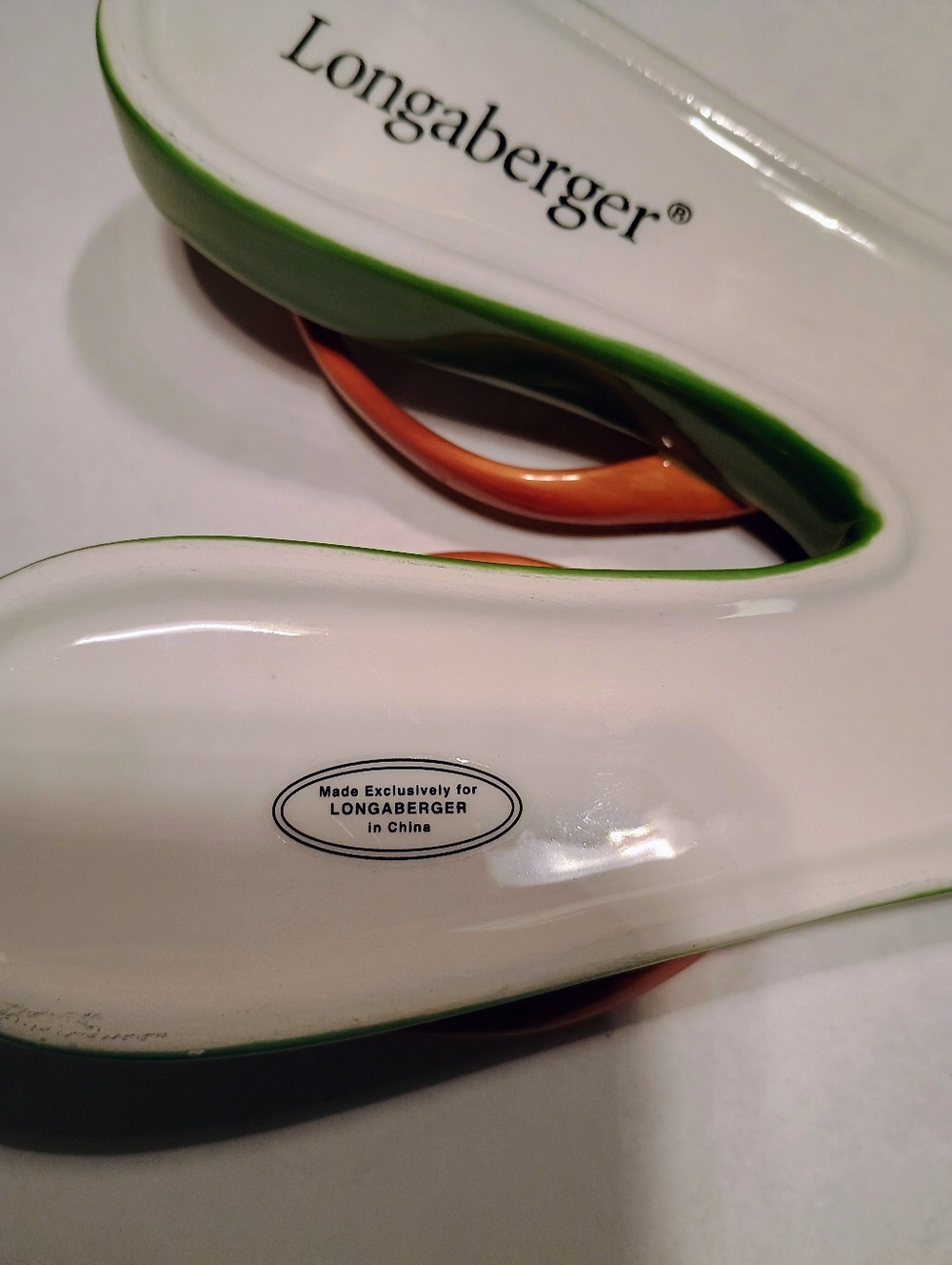 Longaberger Flip-flop Ceramic Sandals Decorative - Picture 5 of 5